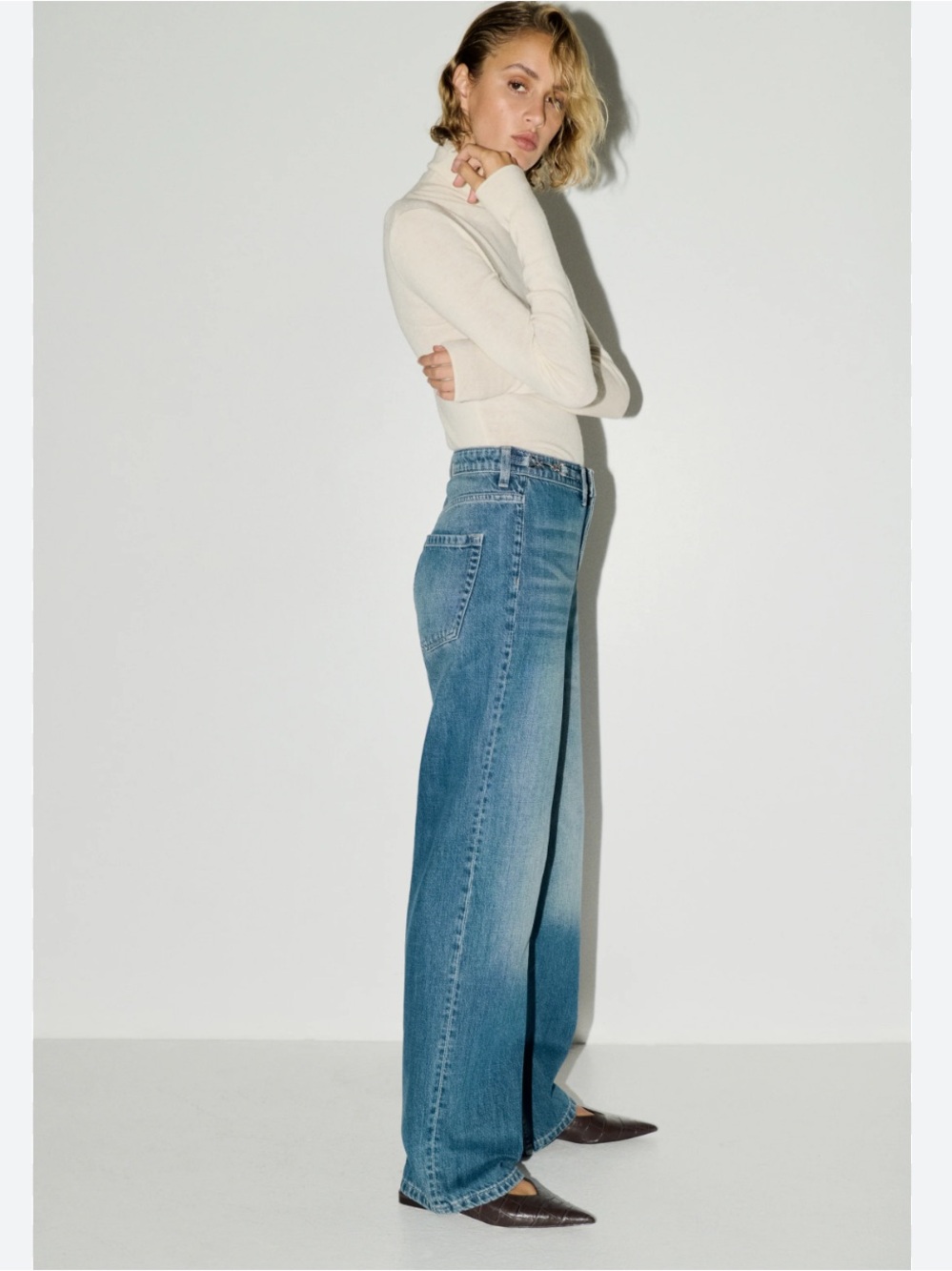 H&M Ladies' Straight High waist Jeans